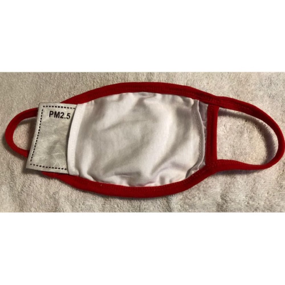 Washable Face Mask - Red - Picture 2 of 3